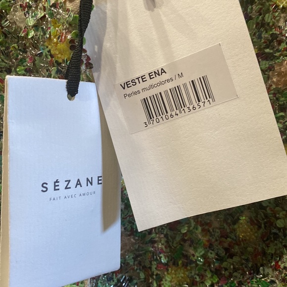 Sezane Jacket fully embroidered by hand NWT - Picture 12 of 12